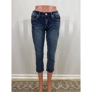 SEVEN7 Distressed Cropped Jeans Sz 6